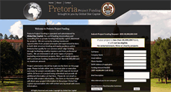 Desktop Screenshot of pretoriaprojectfunding.com